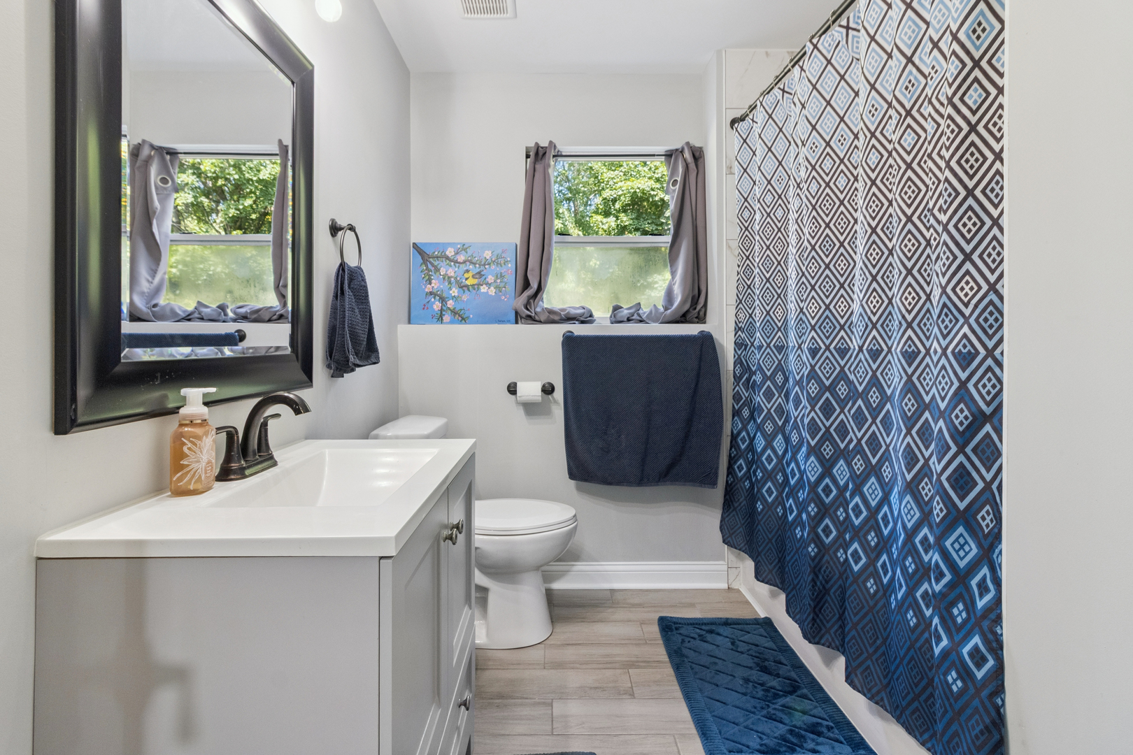 1243 Jericho Road Aurora, IL 60506 - Photo 17 of 25 a bathroom with a sink toilet and a mirror