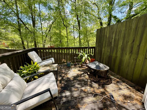 a outdoor living with furniture