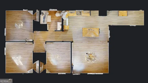 a picture of a bathroom with mirror gate