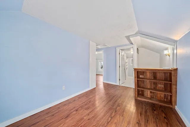 an aerial view of residential house and outdoor space