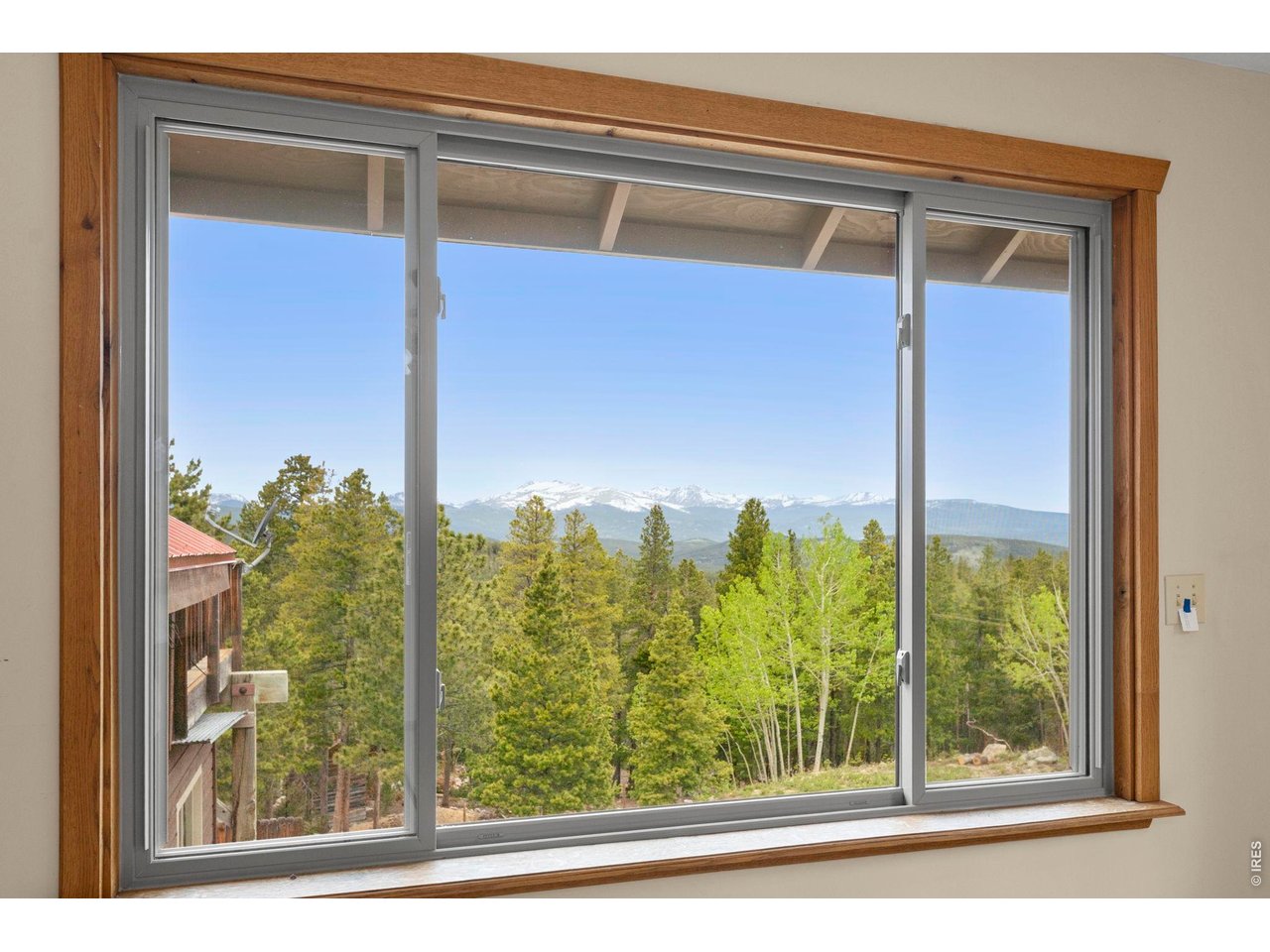 109 Cutforth Road Black Hawk, CO 80422 - Photo 23 of 40 Bedroom with the most amazing view in Gilpin County