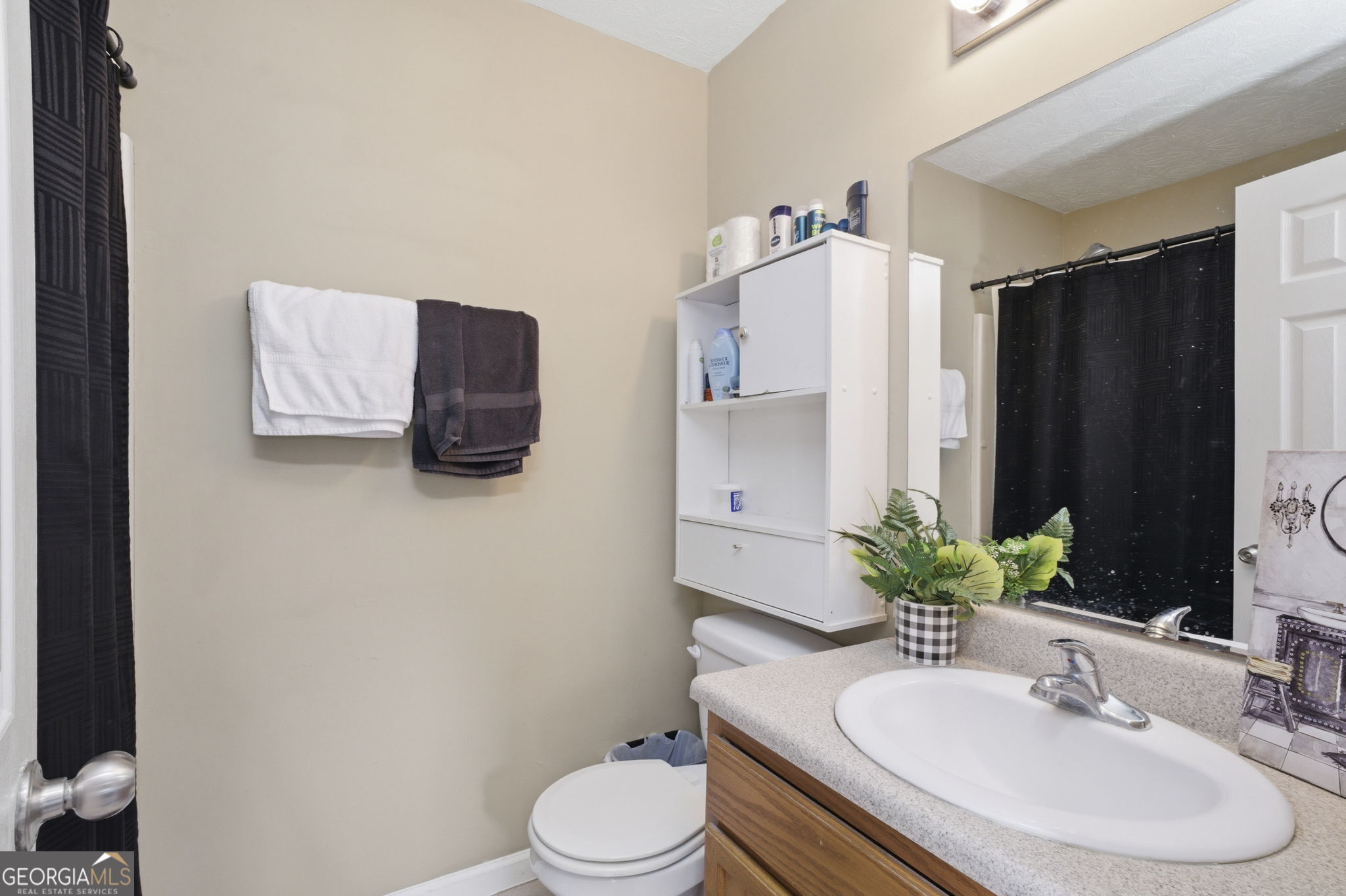 607 Thornton Street LaFayette, GA 30728 - Photo 18 of 25 a bathroom with a sink toilet and mirror