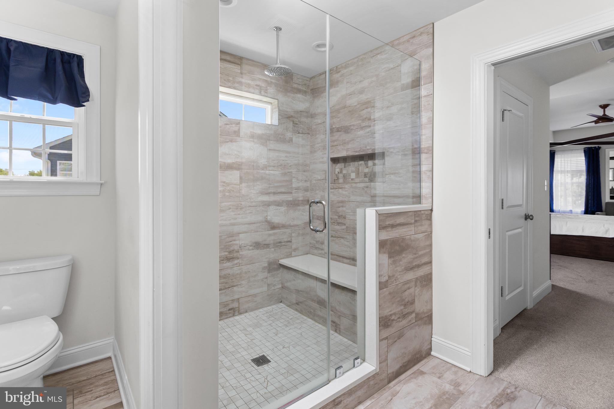 6 Buck Ln Mount Mount Laurel, NJ 08054 - Photo 29 of 49 a bathroom with a shower and toilet