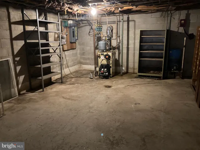 a view of basement
