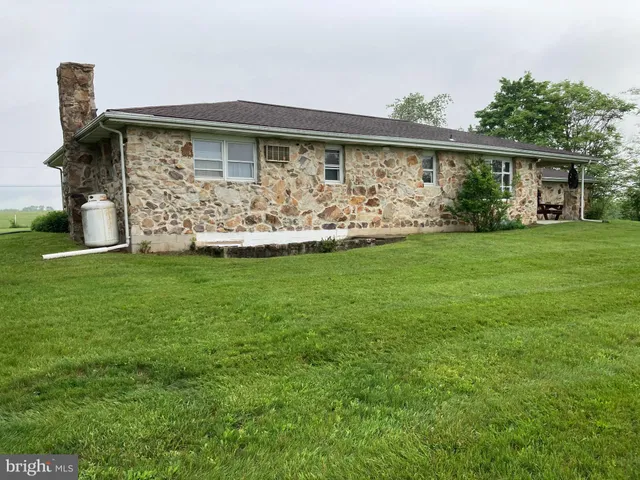a view of an ocean from a yard