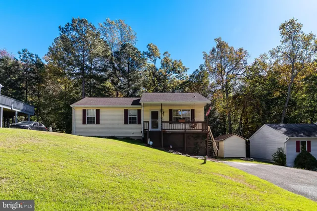 a view of a house with a patio