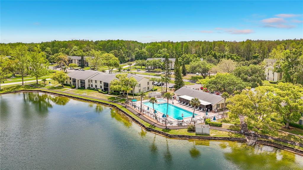 1372 Pine Ridge Circle East, Unit H3 Tarpon Springs, FL 34688 - Photo 43 of 53 a view of lake view and mountain view