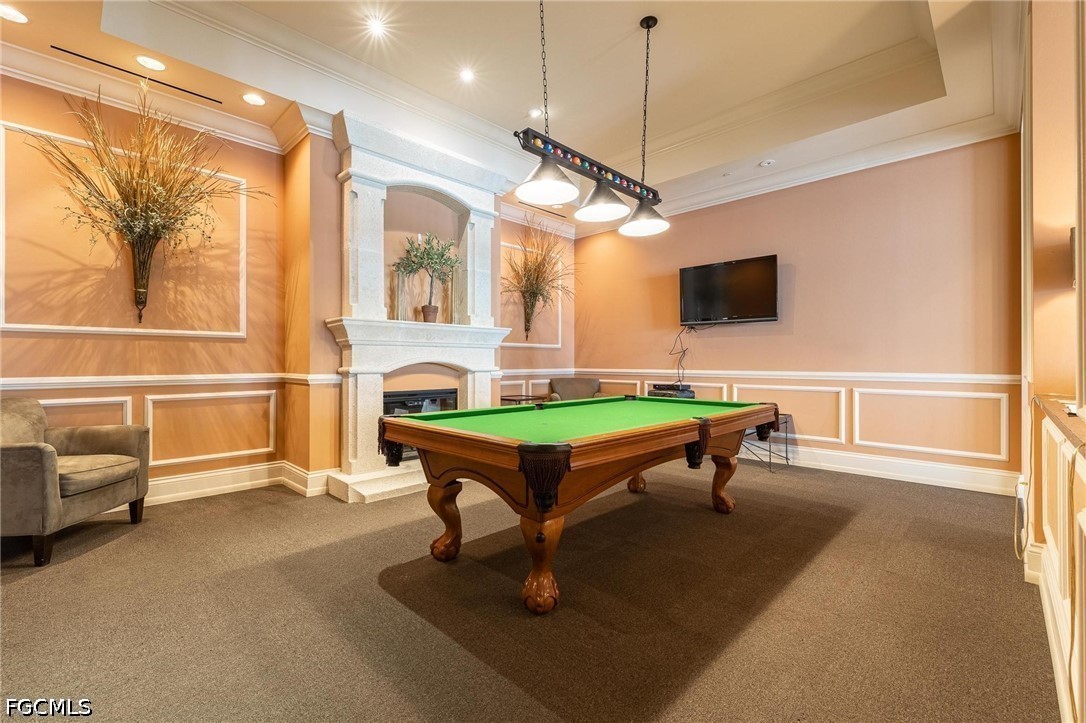 2745 First Street, Unit 306 Fort Myers, FL 33916 - Photo 36 of 50 a room with pool table and windows