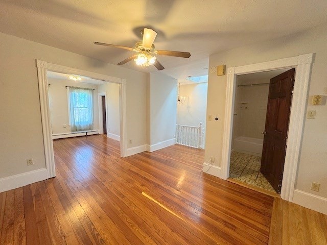 4 Mead Street, Unit 3 Boston, MA 02134 - Photo 8 of 20 a view of a hallway with wooden floor