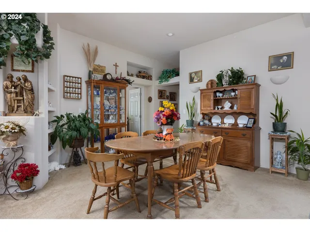 a bed room with a bed and furniture