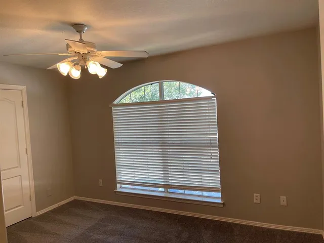 a view of a livingroom with a window