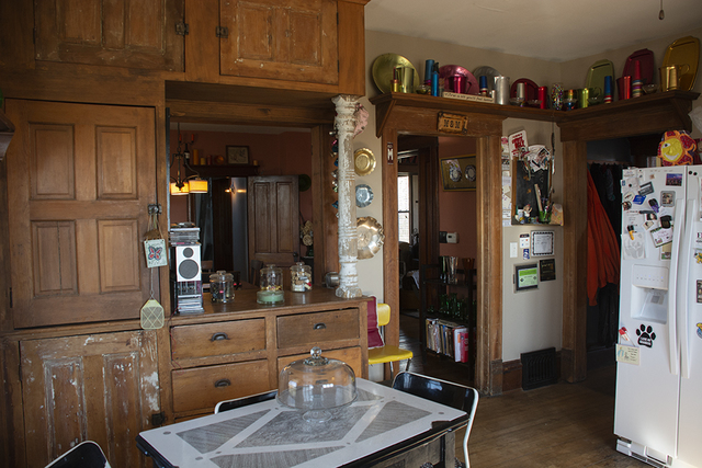 16477 Capp Road Morrison, IL 61270 - Photo 12 of 39 a kitchen with refrigerator and cabinets