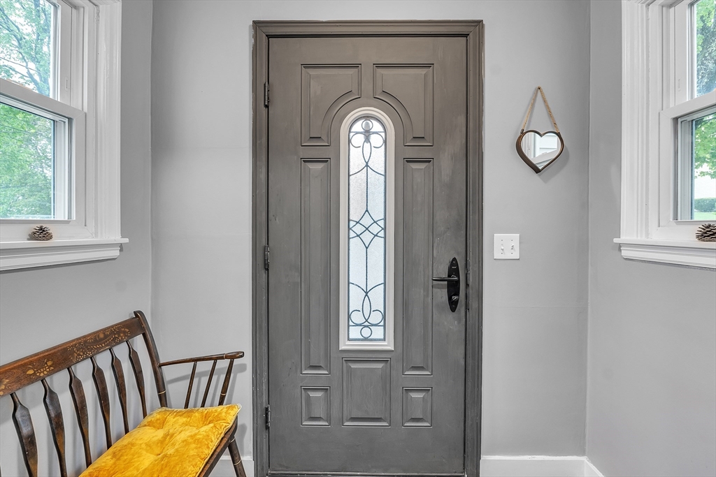22 Lanark Street Worcester, MA 01603 - Photo 12 of 33 a view of front door with a mirror