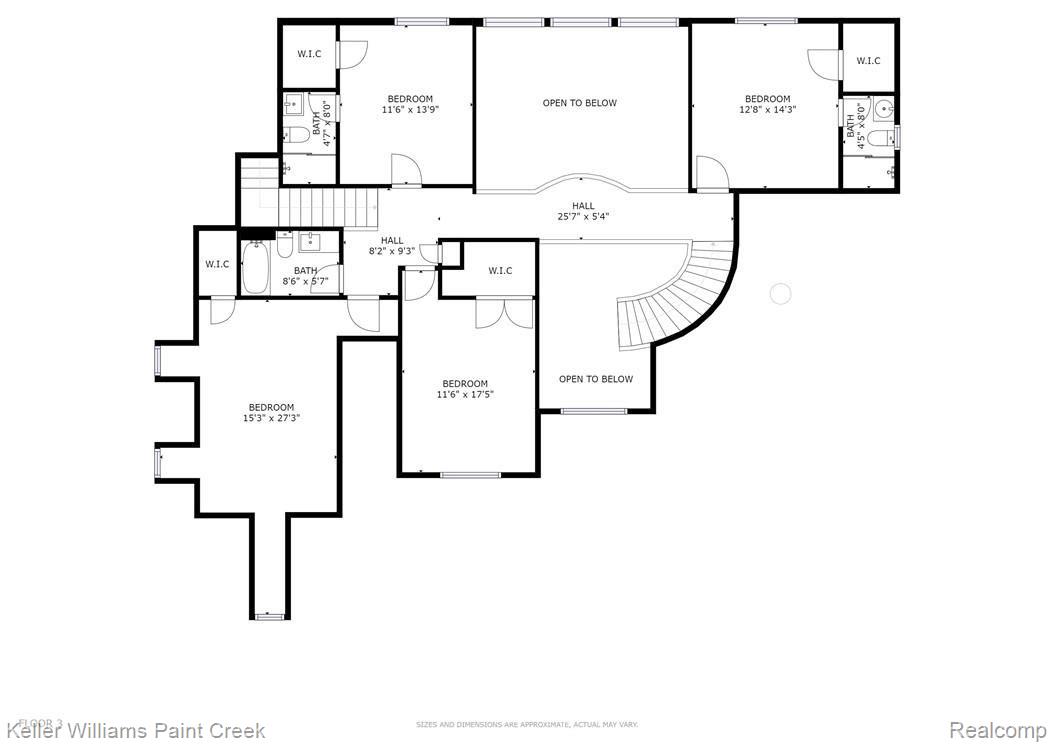 525 Sheldon Court Rochester, MI 48306 - Photo 65 of 66 Upper Level Floor Plan