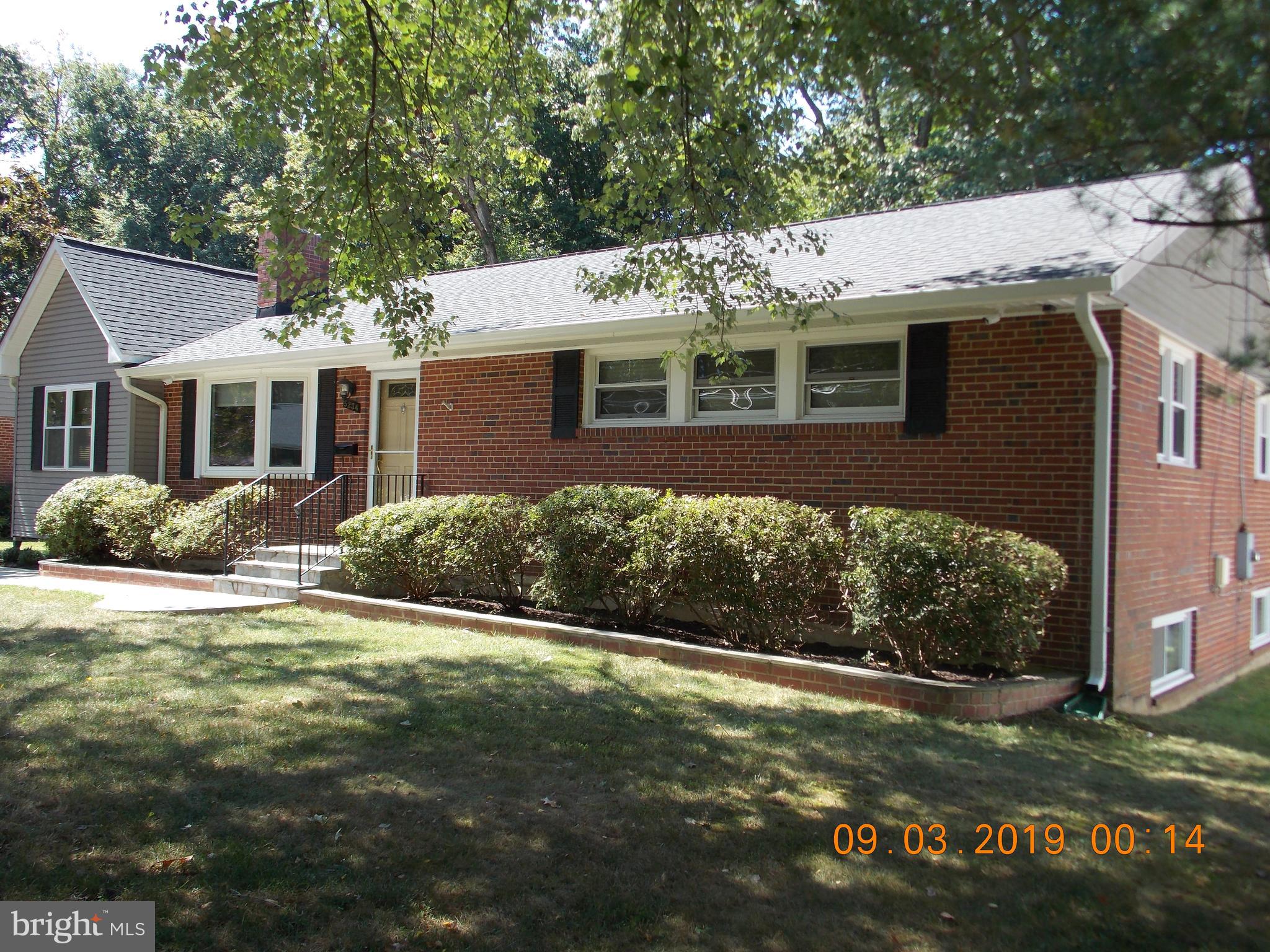 Front of home.