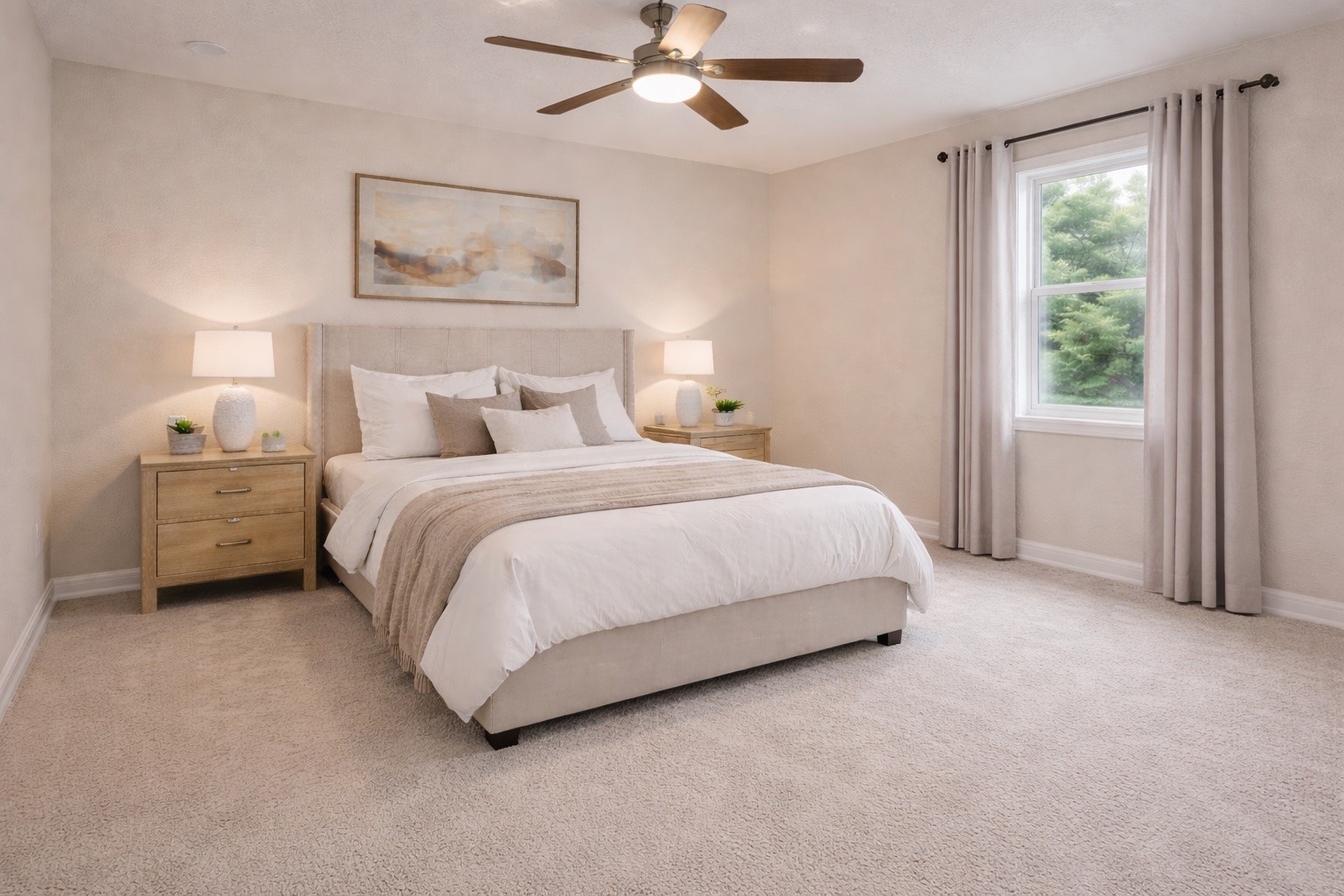 803 Marigold Road Baytown, TX 77521 - Photo 24 of 31 a spacious bedroom with a bed and a window