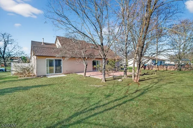 a aerial view of a house