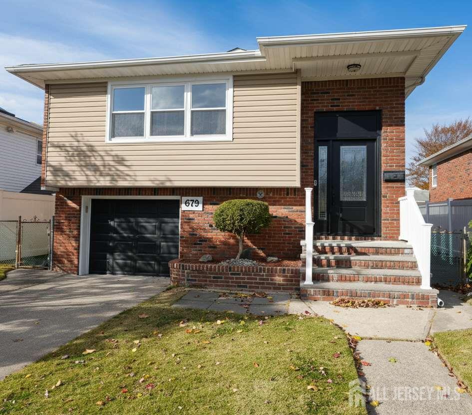 a view of a house with a large windows