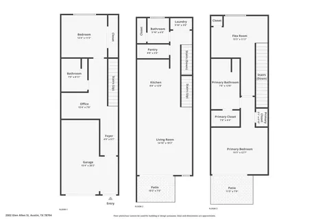 $624,900 | 2002 Glen Allen Street, Unit 104, Austin, TX 78704