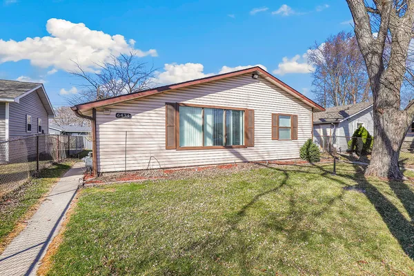 a view of a house with a patio