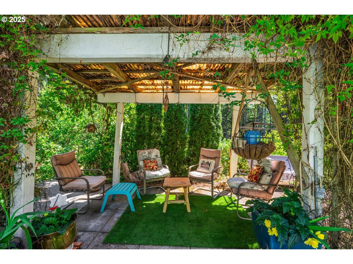 18175 Northeast Bald Peak Road Newberg, OR 97132 - Photo 32 of 41 a view of yard with outdoor seating