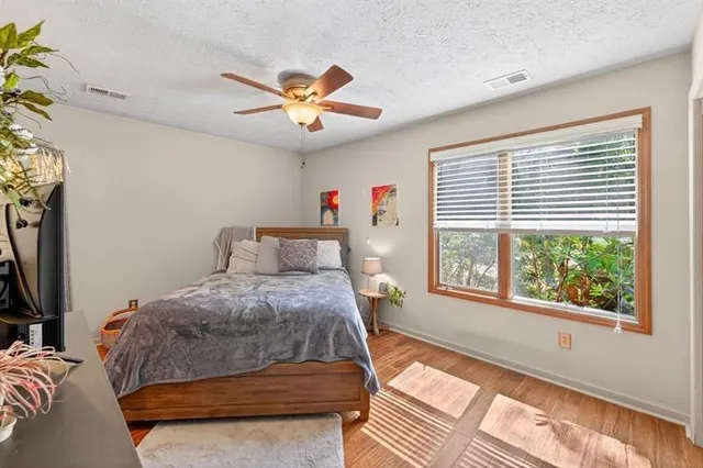 a car is parked in a garage