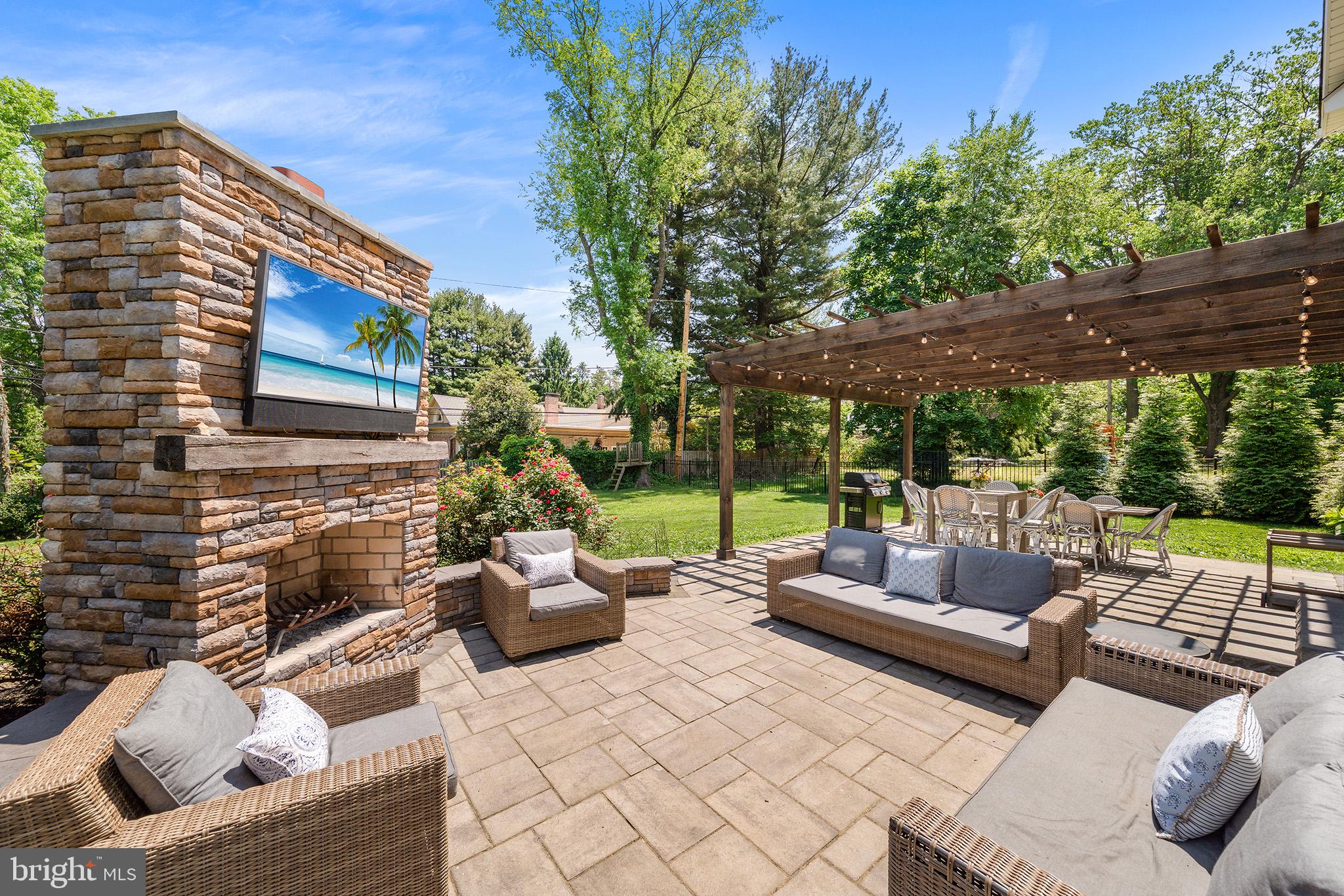 515 Old Eagle School Road Wayne, PA 19087 - Photo 38 of 40 a view of patio with couches and a fire pit