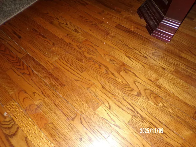 a view of wooden floor