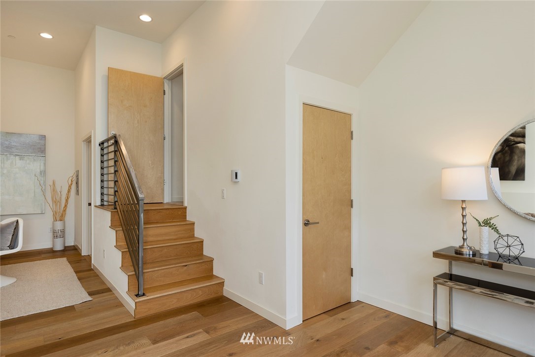 6012 A California Avenue Southwest Seattle, WA 98136 - Photo 6 of 30 a view of a hallway with staircase