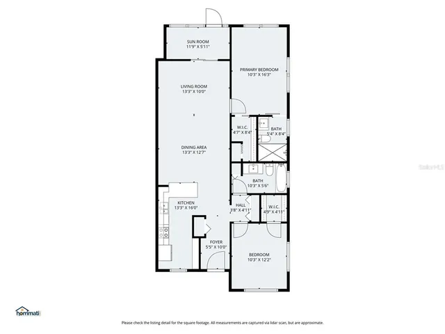 a picture of a bench in front of a door