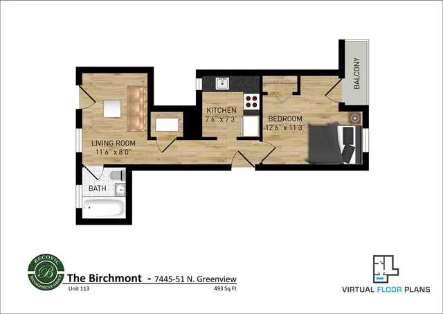 $1,447 | 7451 North Greenview Avenue, Unit 213, Chicago, IL 60626