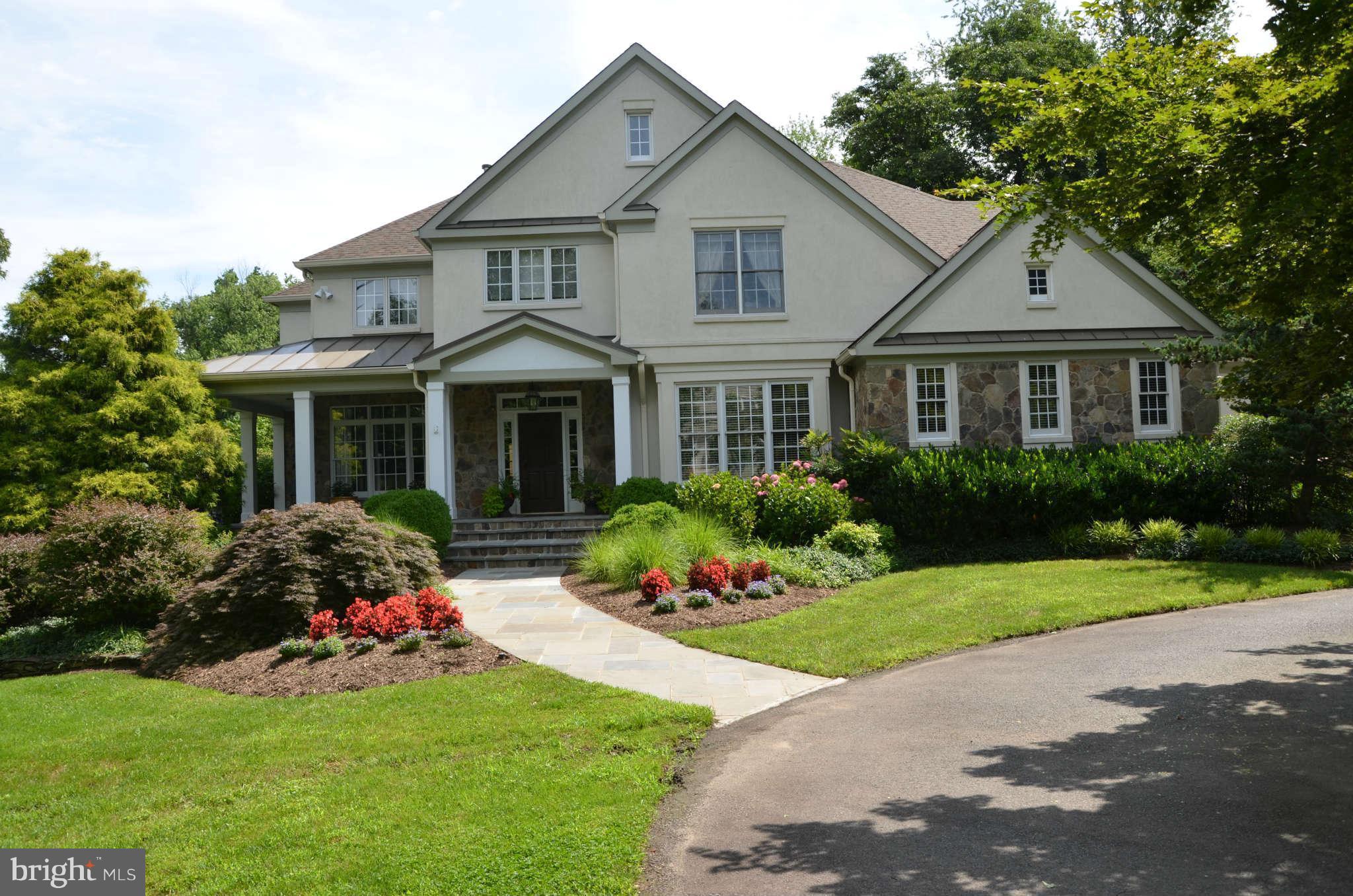 Front of Home with Generous Horse Shoe Driveway