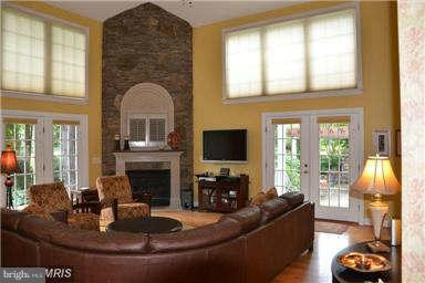 1841 Beulah Road Vienna, VA 22182 - Photo 11 of 30 Family Room with 2 Story Stone Fire Place