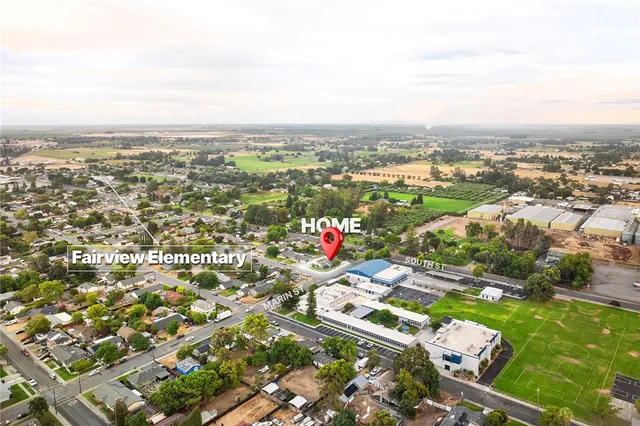 an aerial view of a city with lots of residential buildings