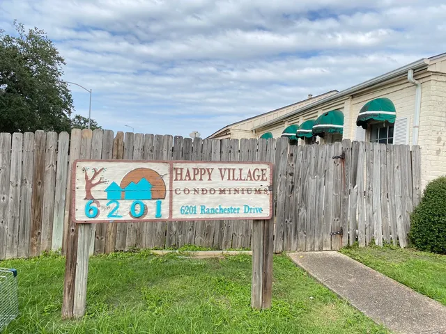 a view of outdoor space with a car park