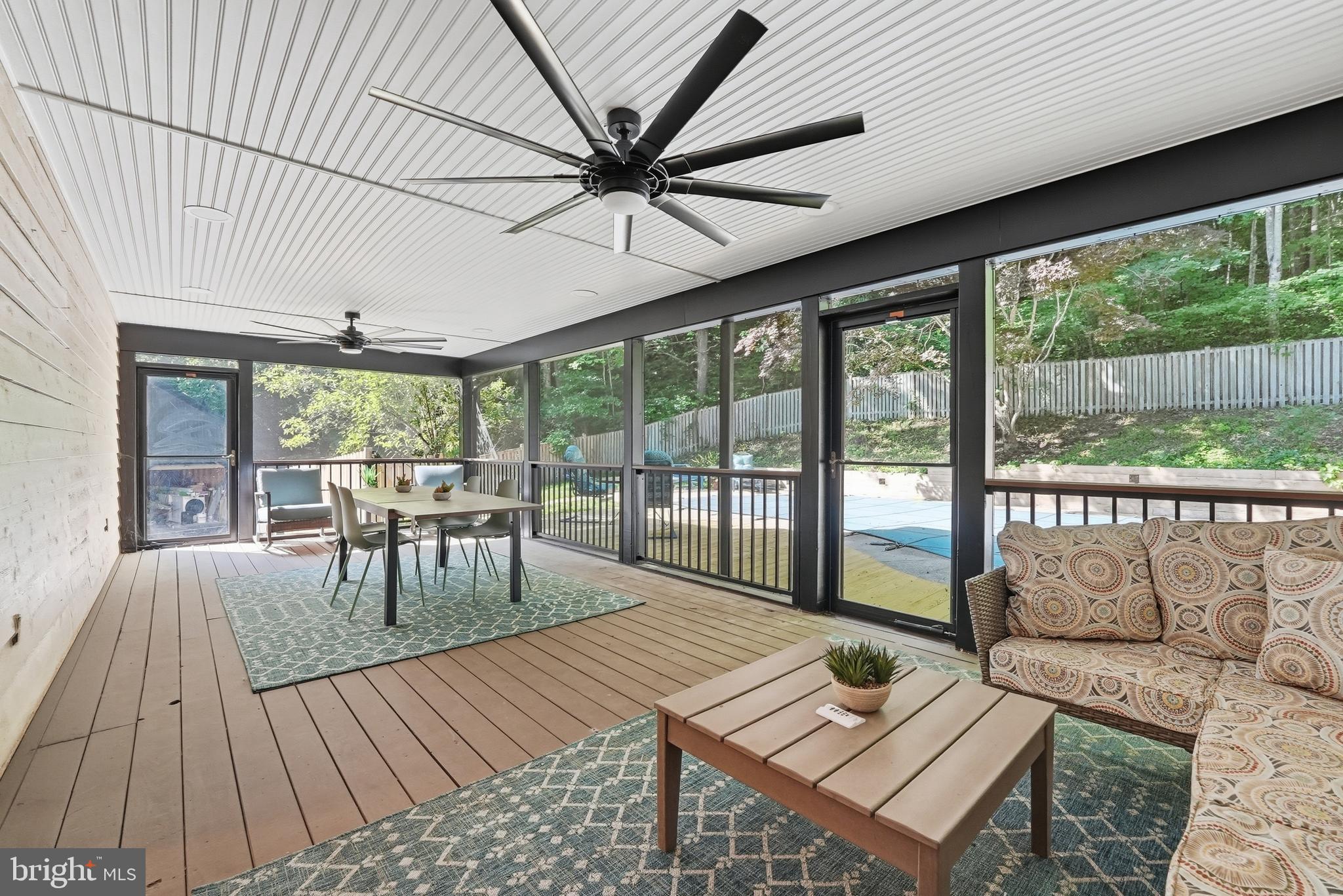 10 Ashby Road Sperryville, VA 22740 - Photo 17 of 70 Large, airy screened porch by the pool