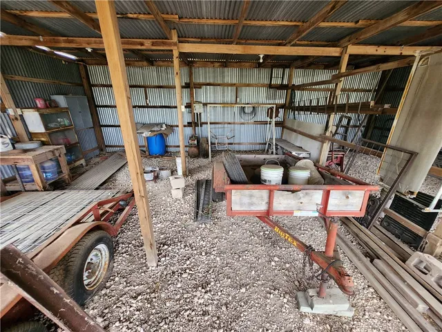 a view of a bike garage