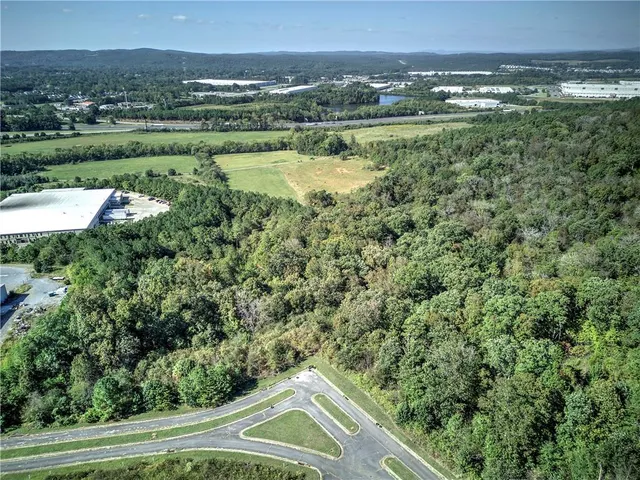 a view of a lush green field