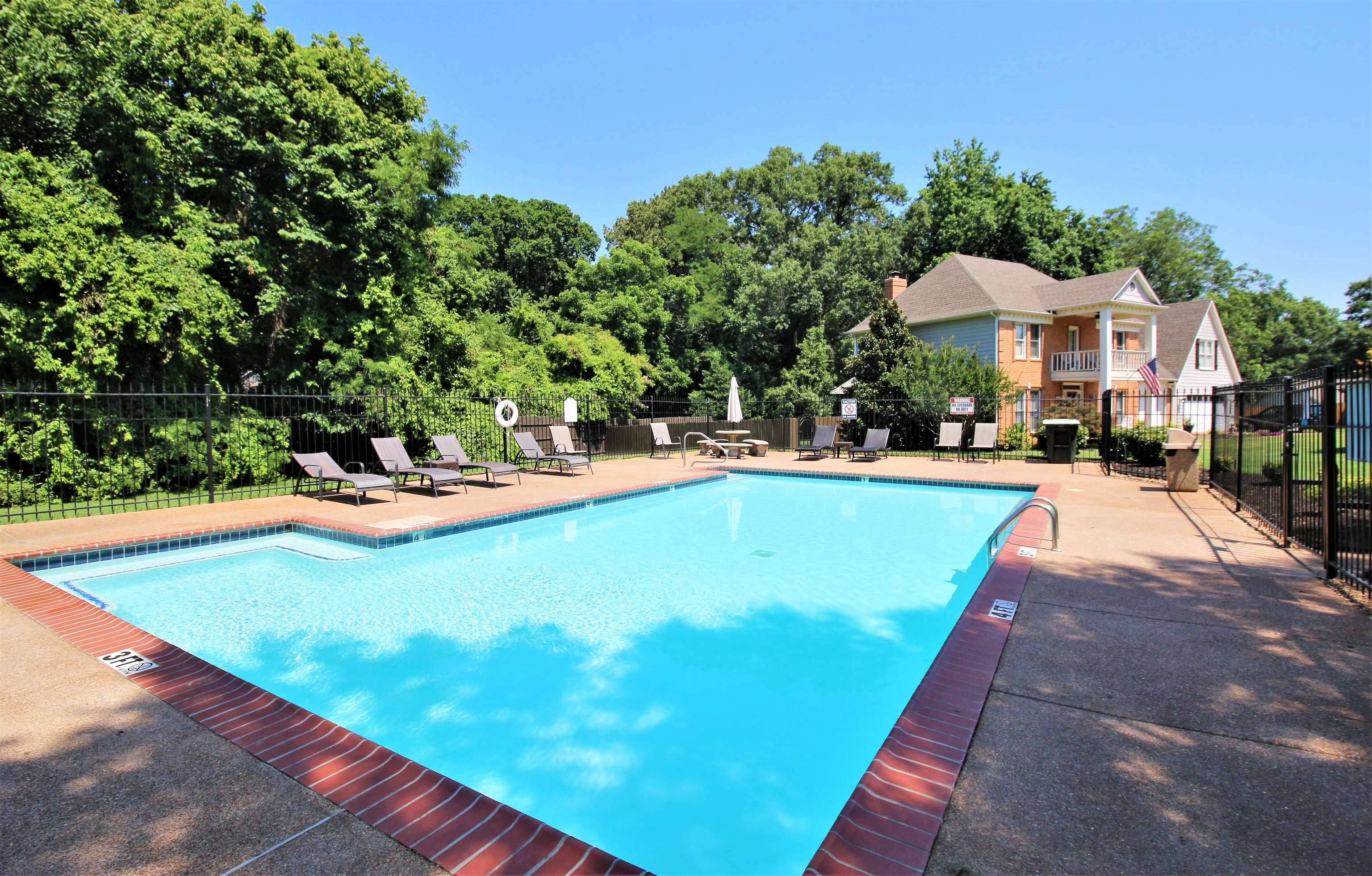 591 Rillbrook Drive Collierville, TN 38017 - Photo 25 of 25 a swimming pool with outdoor seating and yard
