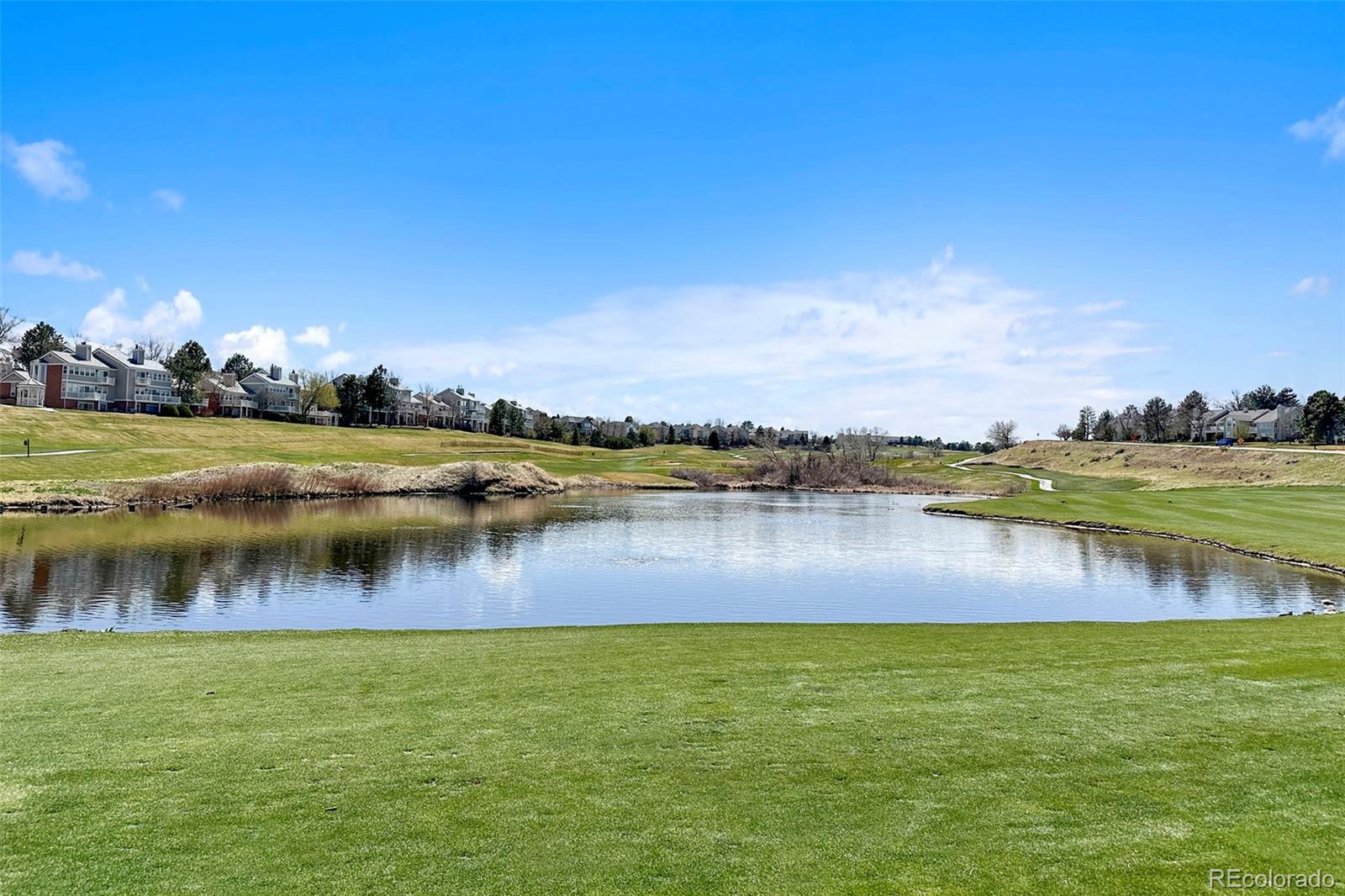 7975 Sweet Water Road Lone Tree, CO 80124 - Photo 41 of 43 a view of a lake from a yard