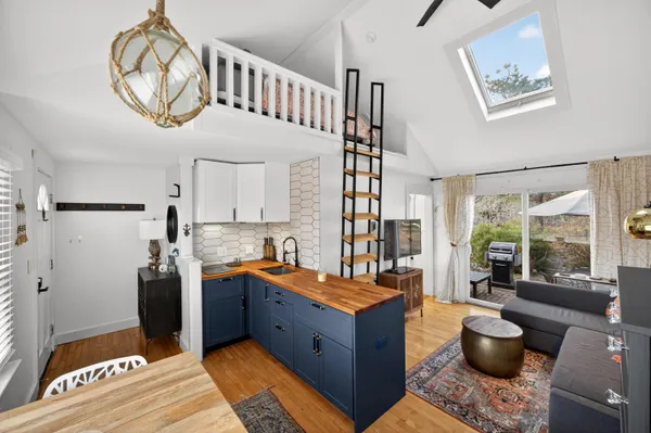 a very nice looking room with a large window