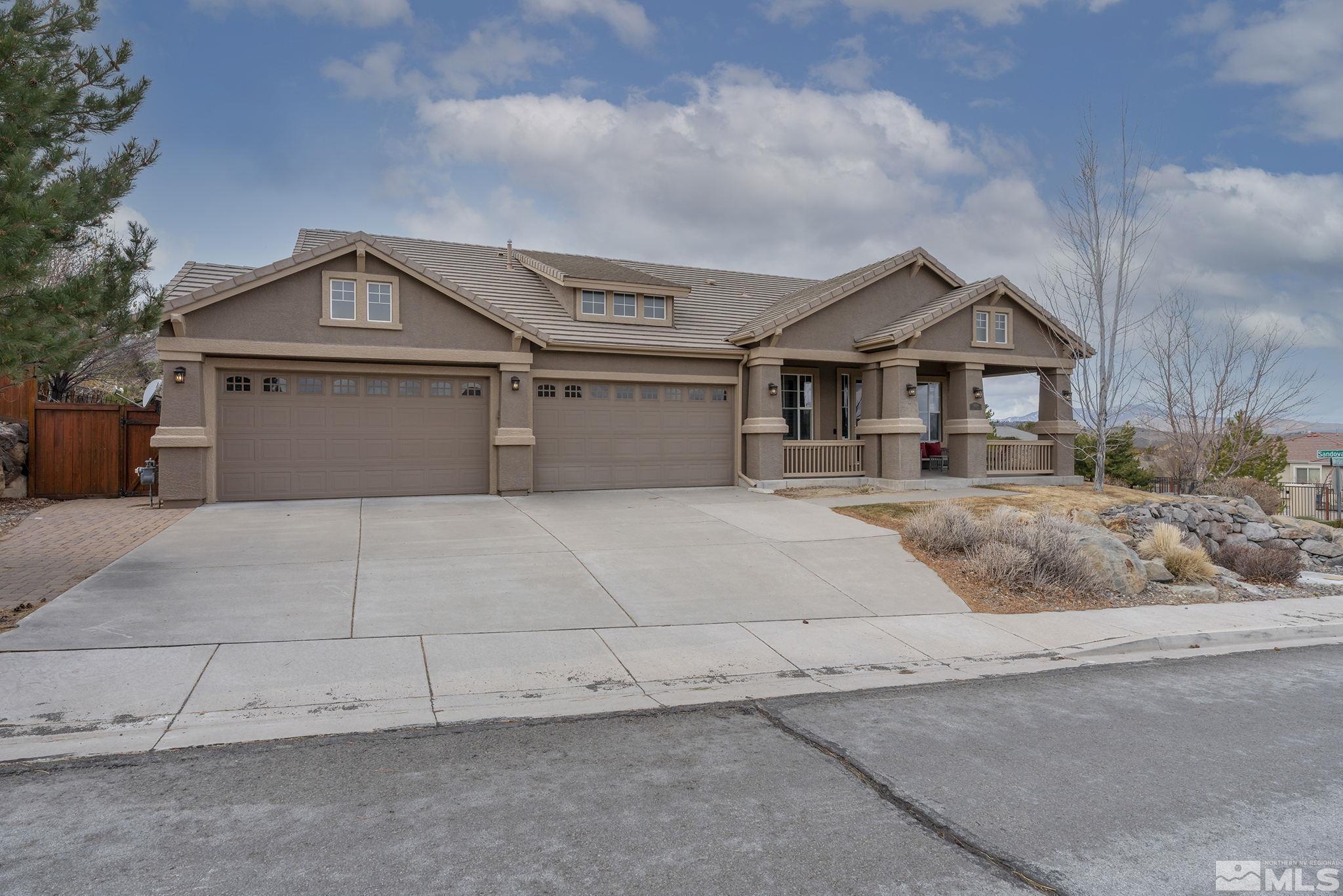 5630 North White Sands Road Reno, NV 89511 - Photo 40 of 40 front view of a house with a yard