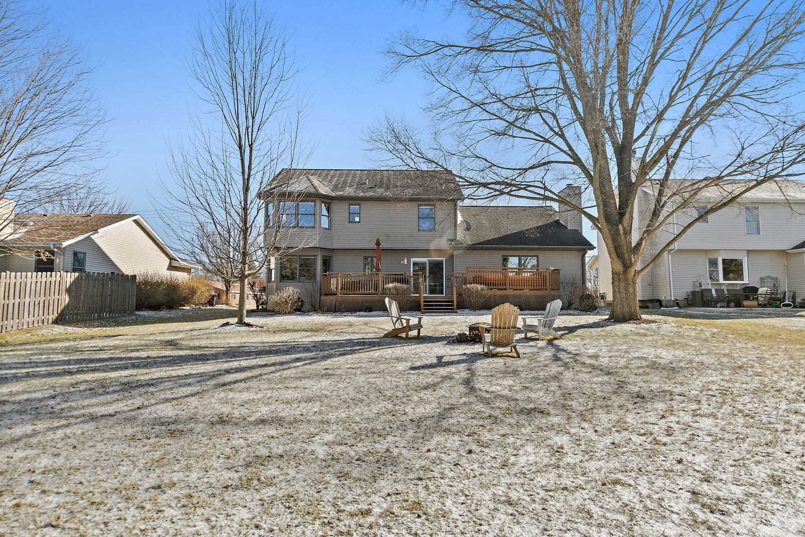 1205 South 1st Street DeKalb, IL 60115 - Photo 31 of 43 a view of a house with a snow in the yard