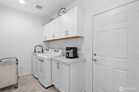 a view of a room with storage and utility