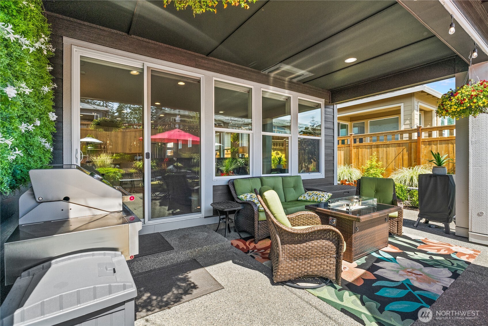 15215 182nd Avenue East Bonney Lake, WA 98391 - Photo 40 of 40 a outdoor living space with furniture and garden view