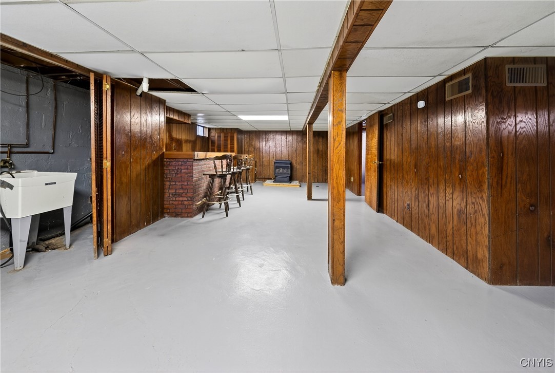 109 Leroy Road Cicero, NY 13212 - Photo 24 of 33 Full basement with freshly painted floors!