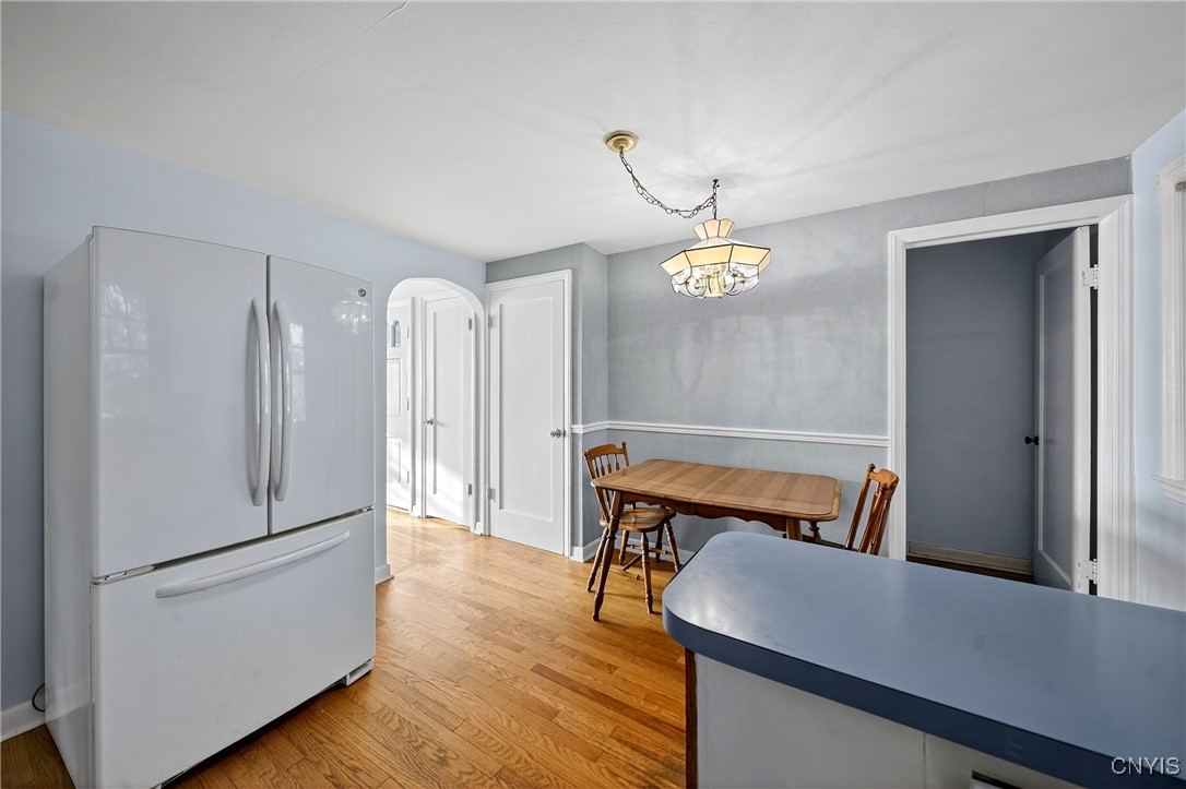 109 Leroy Road Cicero, NY 13212 - Photo 10 of 33 Kitchen view. Doors to the second floor (right) a