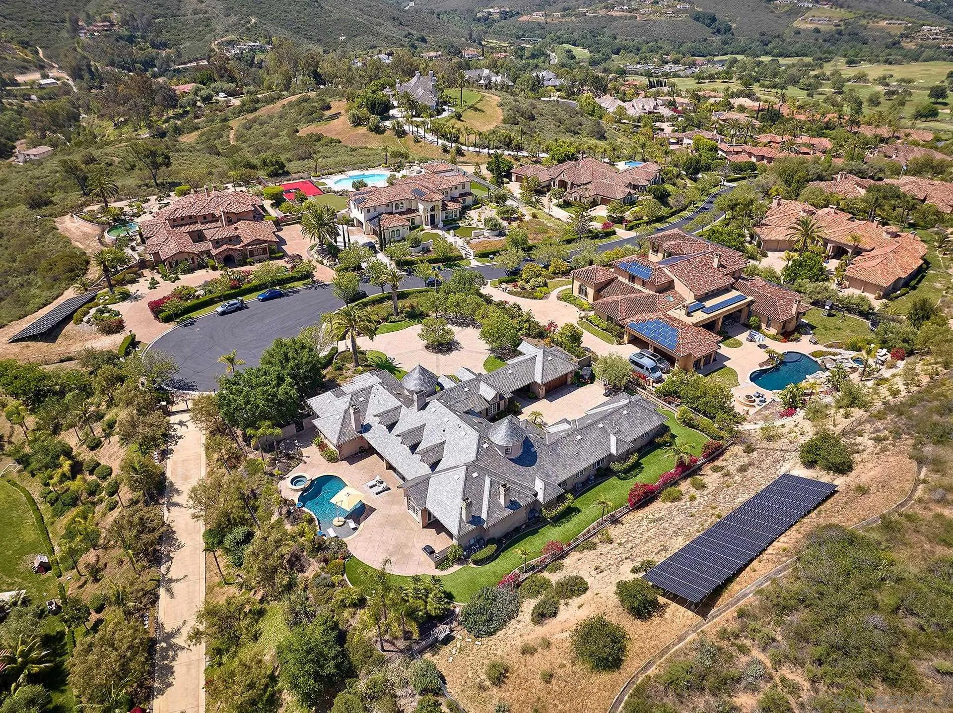 14460 Cheyenne Trail Poway, CA 92064 - Photo 64 of 74 an aerial view of residential houses with outdoor space