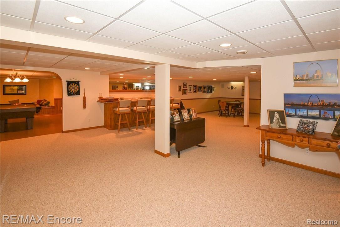 1284 Pebble Pointe Drive Rochester, MI 48307 - Photo 65 of 85 Finished basement is awesome space to entertain