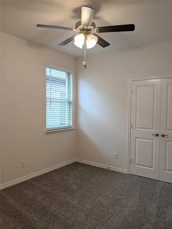 a window in an empty room